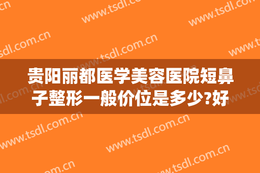 贵阳丽都医学美容医院短鼻子整形一般价位是多少?好不好?(贵阳丽都整形医院口碑)