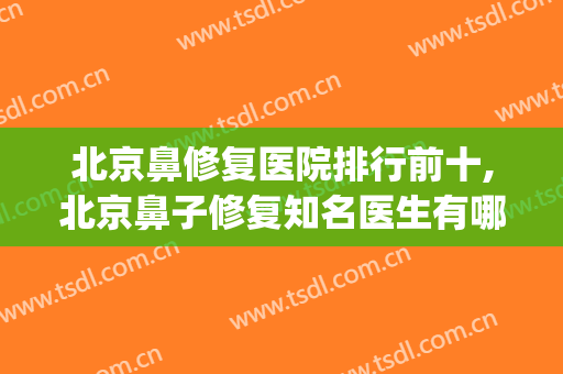 北京鼻修复医院排行前十,北京鼻子修复知名医生有哪些(鼻修复专家排名)