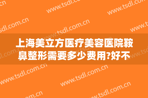 上海美立方医疗美容医院鞍鼻整形需要多少费用?好不好?(鞍山整形整容医院)