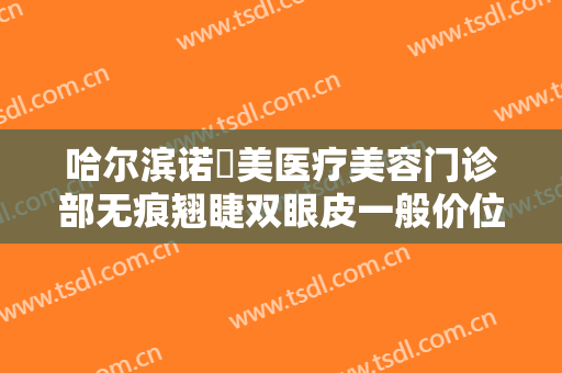 哈尔滨诺嬄美医疗美容门诊部无痕翘睫双眼皮一般价位是多少?贵不贵?