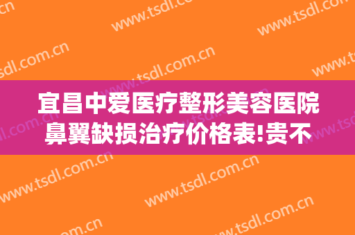 宜昌中爱医疗整形美容医院鼻翼缺损治疗价格表!贵不贵?(宜昌中爱整形医院医生)