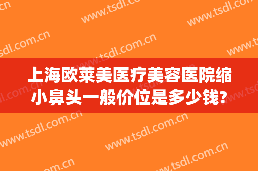 上海欧莱美医疗美容医院缩小鼻头一般价位是多少钱?需要多久恢复?(上海鼻部整形的价钱)