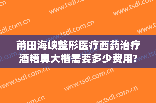 莆田海峡整形医疗西药治疗酒糟鼻大楷需要多少费用?贵不贵?(医院治疗酒糟鼻多少钱)