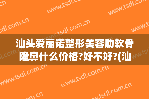 汕头爱丽诺整形美容肋软骨隆鼻什么价格?好不好?(汕头爱丽诺美容整形医院)