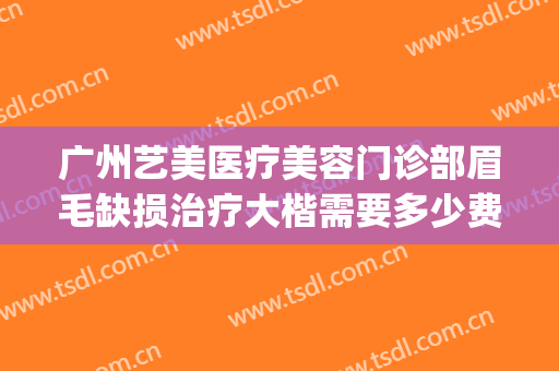 广州艺美医疗美容门诊部眉毛缺损治疗大楷需要多少费用?好不好?(广州专业修眉)