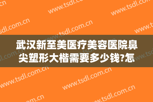 武汉新至美医疗美容医院鼻尖塑形大楷需要多少钱?怎么样?(武汉新至美美容整形)