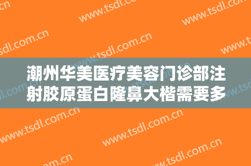 潮州华美医疗美容门诊部注射胶原蛋白隆鼻大楷需要多少钱?贵不贵?