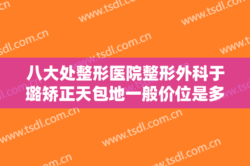八大处整形医院整形外科于璐矫正天包地一般价位是多少费用?可靠吗?