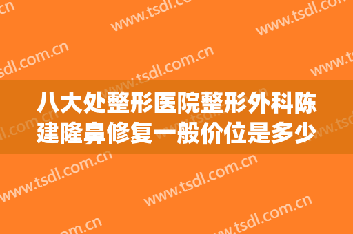 八大处整形医院整形外科陈建隆鼻修复一般价位是多少费用?好不好?(八大处医疗整形医院)