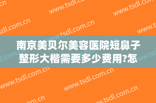 南京美贝尔美容医院短鼻子整形大楷需要多少费用?怎么样?(南京美贝尔鼻子整毁了)