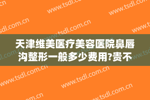 天津维美医疗美容医院鼻唇沟整形一般多少费用?贵不贵?(天津维美整形医院电话)