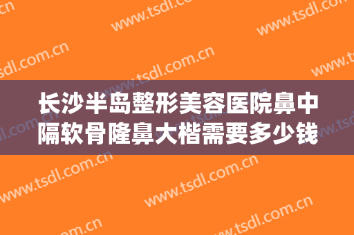 长沙半岛整形美容医院鼻中隔软骨隆鼻大楷需要多少钱?可靠吗?(鼻骨宽大矫正多少钱)