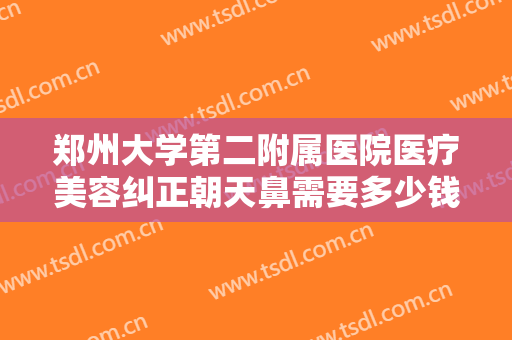 郑州大学第二附属医院医疗美容纠正朝天鼻需要多少钱?需要多久恢复?