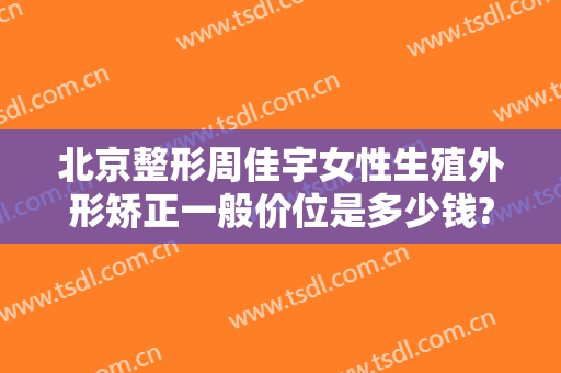 北京整形周佳宇女性生殖外形矫正一般价位是多少钱?怎么样?