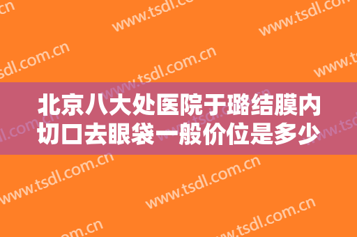 北京八大处医院于璐结膜内切口去眼袋一般价位是多少?效果怎么样?