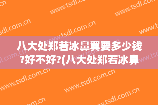 八大处郑若冰鼻翼要多少钱?好不好?(八大处郑若冰鼻综合)