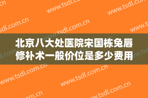北京八大处医院宋国栋兔唇修补术一般价位是多少费用?效果怎么样?(唇裂修补手术最好的医院)