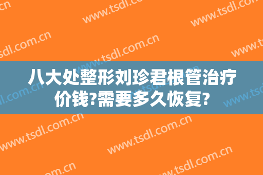 八大处整形刘珍君根管治疗价钱?需要多久恢复?