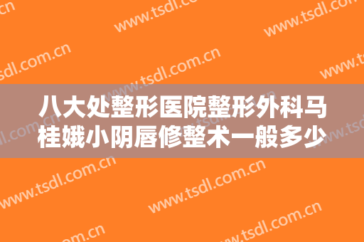 八大处整形医院整形外科马桂娥小阴唇修整术一般多少钱?好不好?