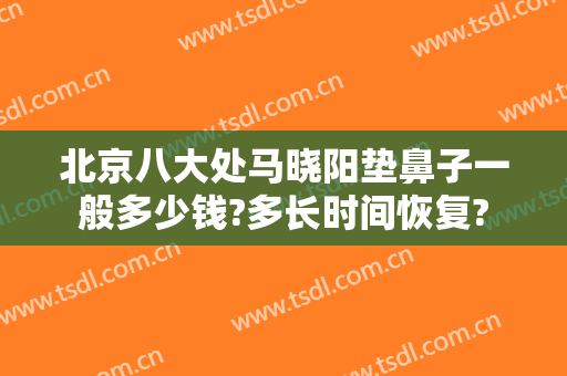 北京八大处马晓阳垫鼻子一般多少钱?多长时间恢复?