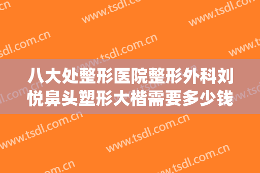八大处整形医院整形外科刘悦鼻头塑形大楷需要多少钱?有哪些优势?(鼻子大整容要多少钱)