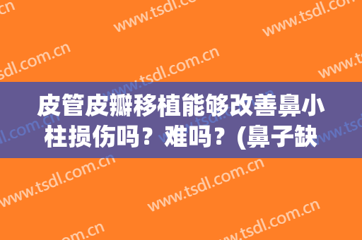 皮管皮瓣移植能够改善鼻小柱损伤吗？难吗？(鼻子缺损皮瓣移植)