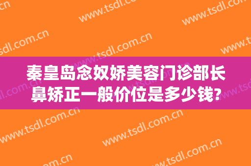 秦皇岛念奴娇美容门诊部长鼻矫正一般价位是多少钱?有哪些优势?(秦皇岛念奴娇整形医院地址)