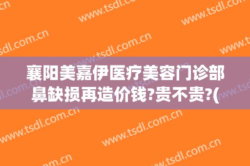 襄阳美嘉伊医疗美容门诊部鼻缺损再造价钱?贵不贵?(襄阳美嘉伊整形)