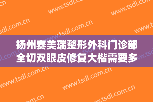 扬州赛美瑞整形外科门诊部全切双眼皮修复大楷需要多少钱?好不好?(上海赛美瑞整形医院)
