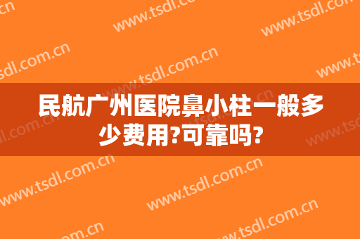 民航广州医院鼻小柱一般多少费用?可靠吗?