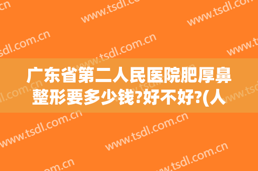 广东省第二人民医院肥厚鼻整形要多少钱?好不好?(人民医院整鼻子多少钱)