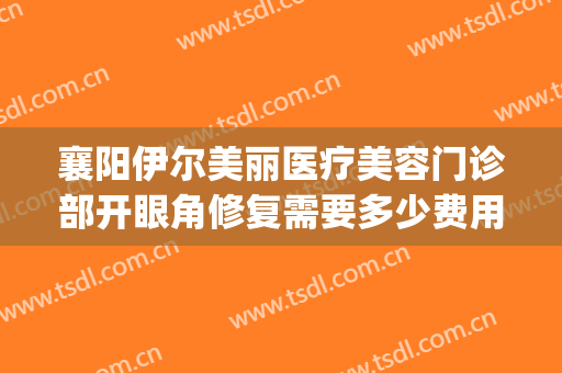 襄阳伊尔美丽医疗美容门诊部开眼角修复需要多少费用?可靠吗?(襄阳艾伊尔医疗美容好吗)