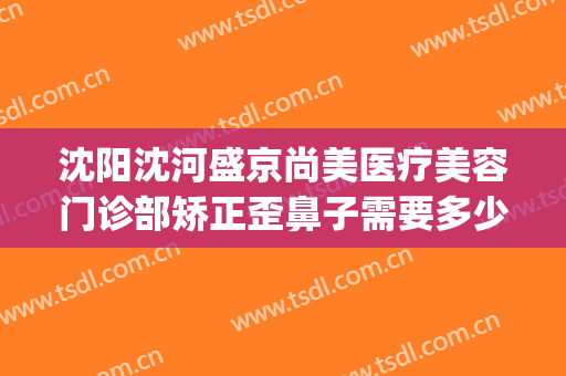 沈阳沈河盛京尚美医疗美容门诊部矫正歪鼻子需要多少费用?贵不贵?(沈阳盛京尚美整形医院怎么样)