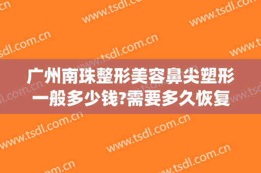 广州南珠整形美容鼻尖塑形一般多少钱?需要多久恢复?(广州南方医院整形隆鼻价格)