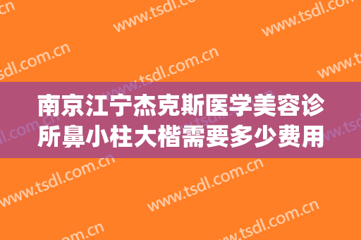 南京江宁杰克斯医学美容诊所鼻小柱大楷需要多少费用?贵不贵?(南京杰克斯医疗美容)