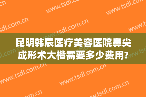 昆明韩辰医疗美容医院鼻尖成形术大楷需要多少费用?需要多久恢复?(昆明韩辰整形怎么样?里面医生技术如何?)