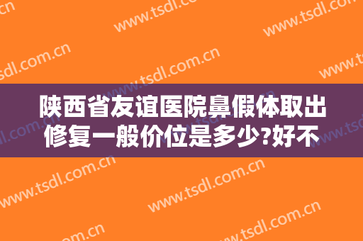陕西省友谊医院鼻假体取出修复一般价位是多少?好不好?