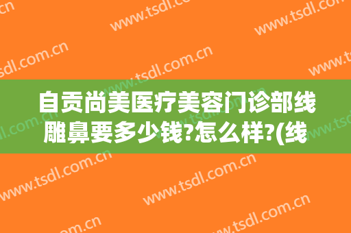 自贡尚美医疗美容门诊部线雕鼻要多少钱?怎么样?(线雕眉多少钱)