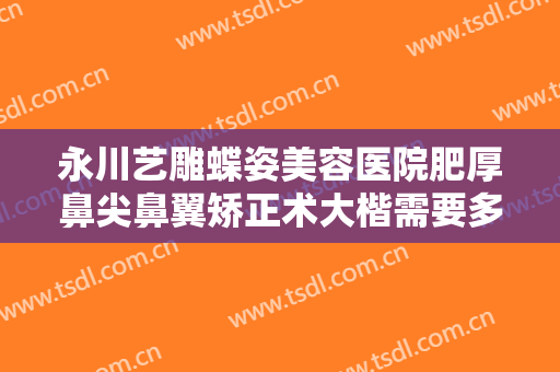 永川艺雕蝶姿美容医院肥厚鼻尖鼻翼矫正术大楷需要多少钱?多长时间恢复?