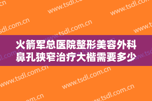 火箭军总医院整形美容外科鼻孔狭窄治疗大楷需要多少费用?需要多久恢复?