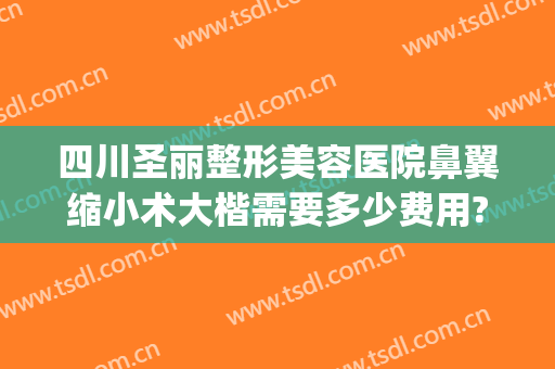 四川圣丽整形美容医院鼻翼缩小术大楷需要多少费用?有哪些优势?(鼻翼缩小多少钱能做)