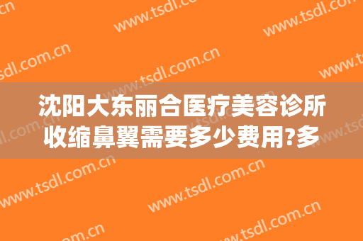 沈阳大东丽合医疗美容诊所收缩鼻翼需要多少费用?多长时间恢复?(沈阳东北国际医院美容整形中心)
