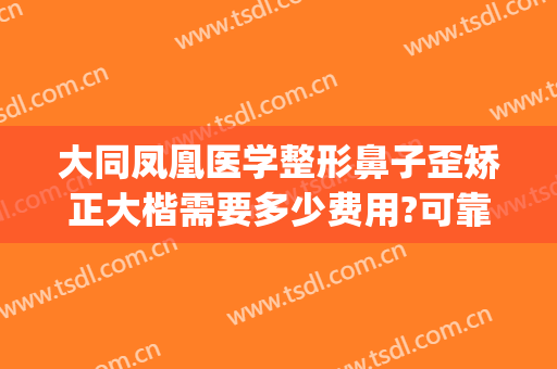 大同凤凰医学整形鼻子歪矫正大楷需要多少费用?可靠吗?(鼻子不对称整形要多少钱)
