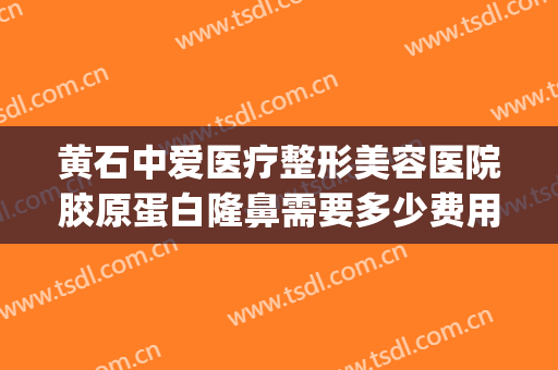 黄石中爱医疗整形美容医院胶原蛋白隆鼻需要多少费用?效果怎么样?(黄石中爱整形是正规医院吗)
