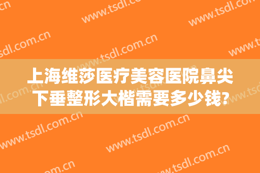 上海维莎医疗美容医院鼻尖下垂整形大楷需要多少钱?可靠吗?(宽鼻梁整形费用)