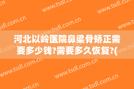河北以岭医院鼻梁骨矫正需要多少钱?需要多久恢复?(鼻梁骨矫正手术 多久能好)
