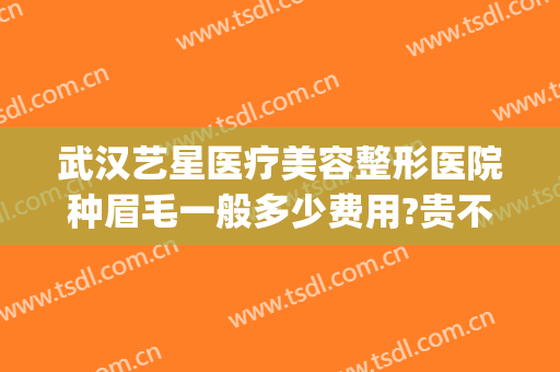 武汉艺星医疗美容整形医院种眉毛一般多少费用?贵不贵?(艺星美容整形双眼皮多少钱)