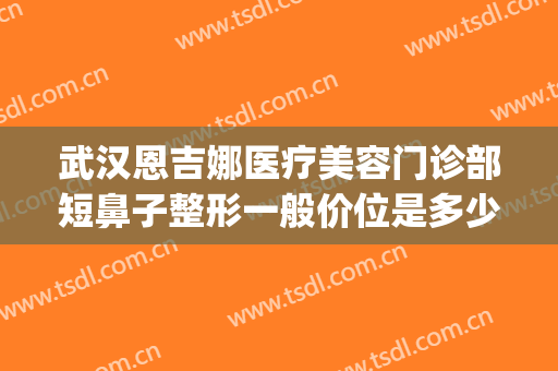 武汉恩吉娜医疗美容门诊部短鼻子整形一般价位是多少钱?贵不贵?(武汉恩吉娜医疗美容怎么样)