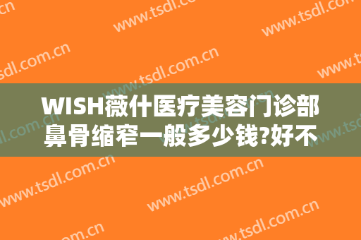 WISH薇什医疗美容门诊部鼻骨缩窄一般多少钱?好不好?