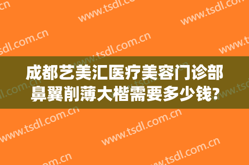 成都艺美汇医疗美容门诊部鼻翼削薄大楷需要多少钱?靠谱吗?(重庆华美整形美容医院做鼻子好多钱)